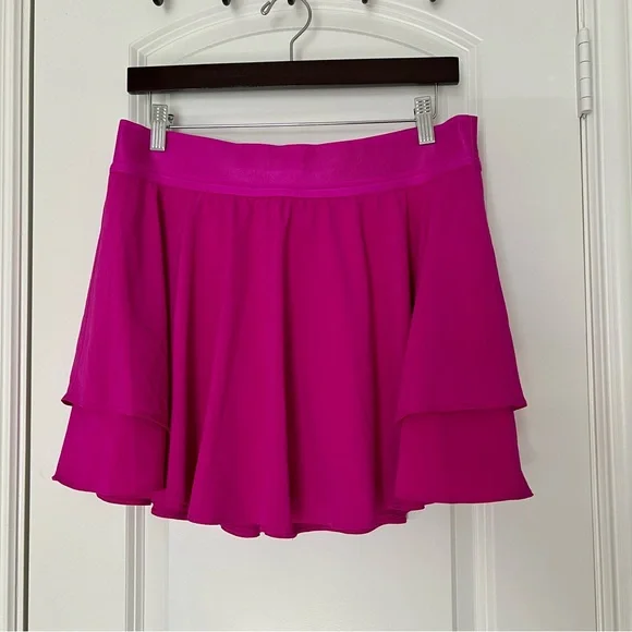 Lululemon Athletica Court Rival Long Pink Skirt - Picture 3 of 7